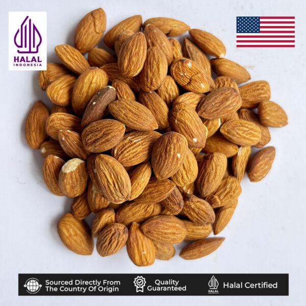 Kacang Almond Panggang - Roasted Almond (USA) 1Kg