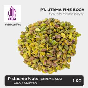 Kacang Pistachio Kupas Mentah (California, USA) 1Kg