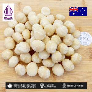 Kacang Macadamia Utuh Mentah - Raw Macadamia Whole (Australia) 1Kg