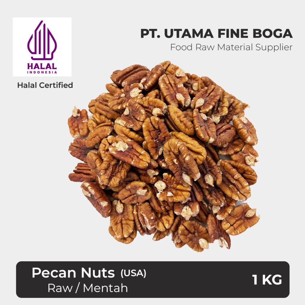 Kacang Pecan Kupas Mentah (USA) 1Kg