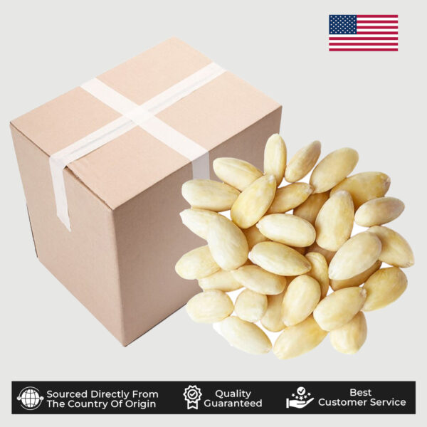 Kacang Almond Mentah Tanpa Kulit (USA) 1 Karton 11,34Kg