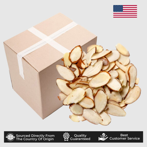 Kacang Almond Iris Mentah (USA) 1 Karton 11,34Kg