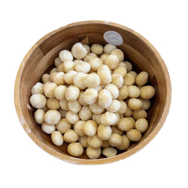 Kacang Macadamia Utuh Kupas Mentah (Australia) 1 Karton 11,34Kg - Gambar 2