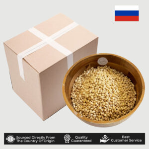 Kacang Pinus Kupas Mentah (Siberia) 1 Karton 25Kg