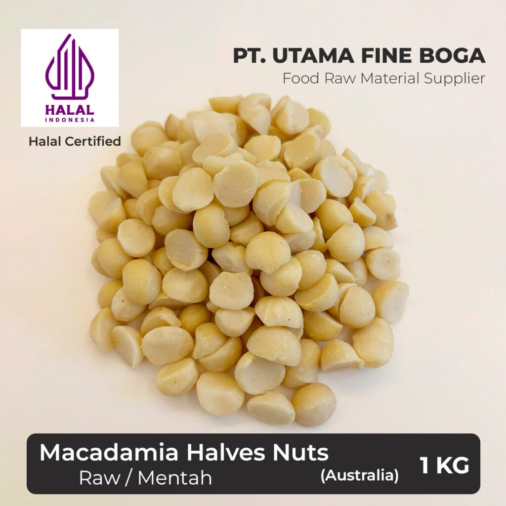 Kacang Macadamia Belah Mentah (Australia) 1Kg