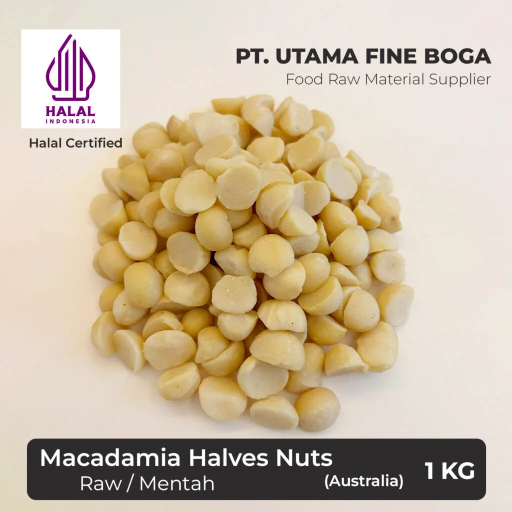 Kacang Macadamia Belah Mentah (Australia) 1Kg