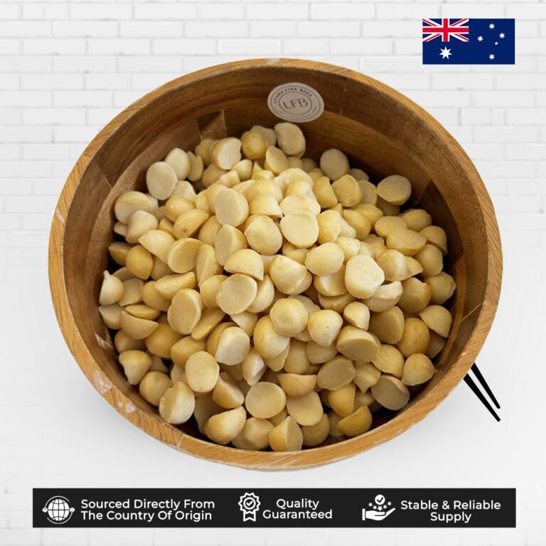 Kacang Macadamia Belah Kupas Mentah (Australia) 1Kg