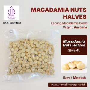 Kacang Macadamia Belah Mentah (Australia) 1Kg