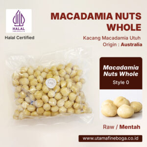 Kacang Macadamia Utuh Mentah (Australia) 1Kg