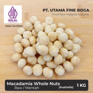 Kacang Macadamia Utuh Mentah (Australia) 1Kg