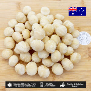 Kacang Macadamia Utuh Kupas Mentah - Raw Macadamia Whole (Australia) 1Kg