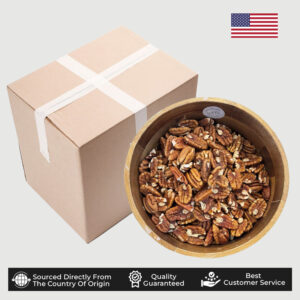 Kacang Pecan Kupas Mentah (USA) 1 Karton 13,6Kg