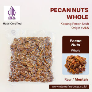 Kacang Pecan Kupas Mentah (USA) 1Kg