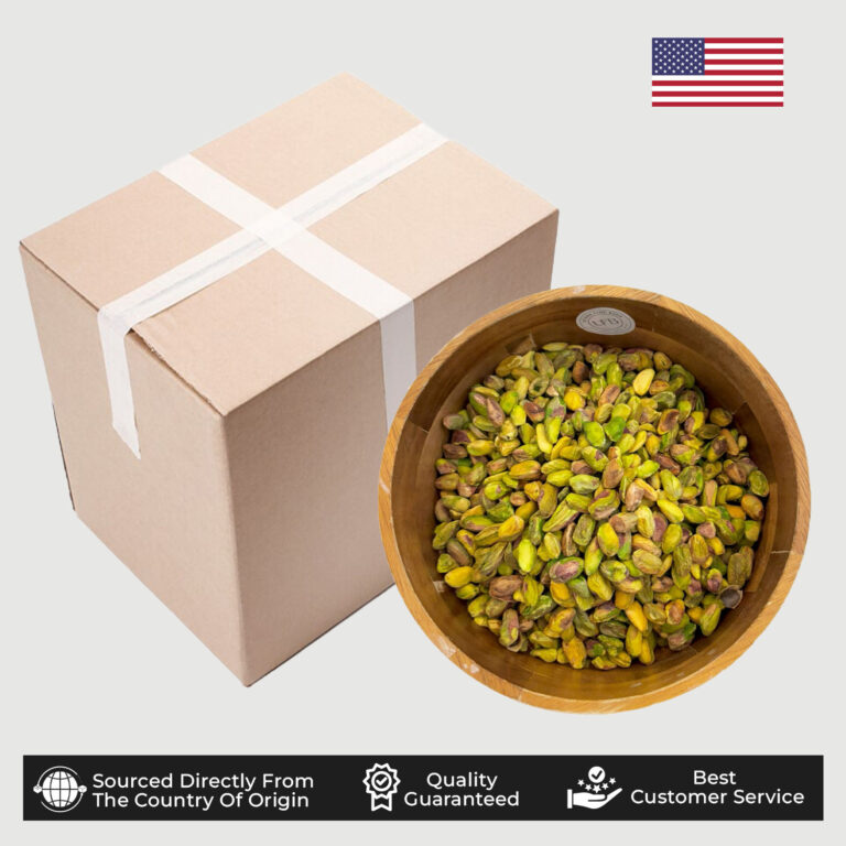 Kacang Pistachio Kupas Mentah – (USA) 1 Karton 10Kg