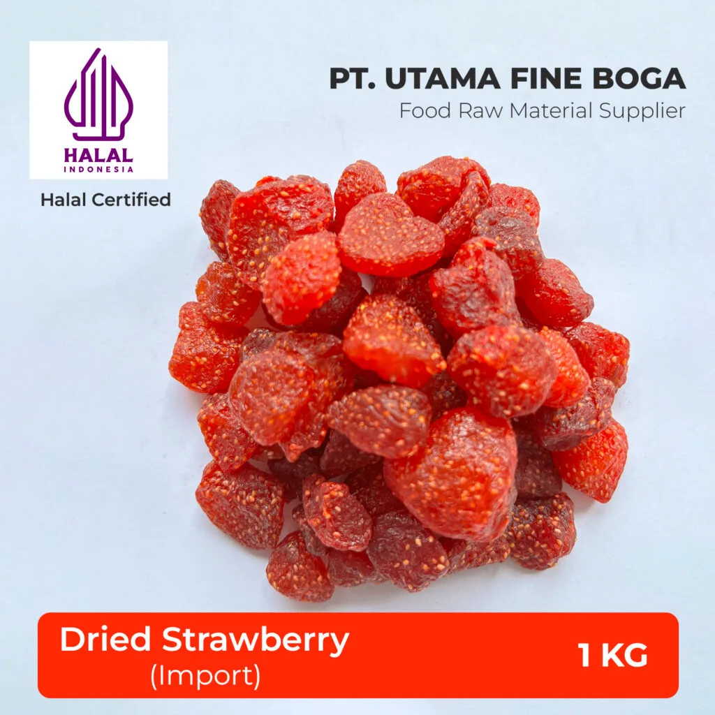 Buah Strawberry Kering - Impor 1Kg