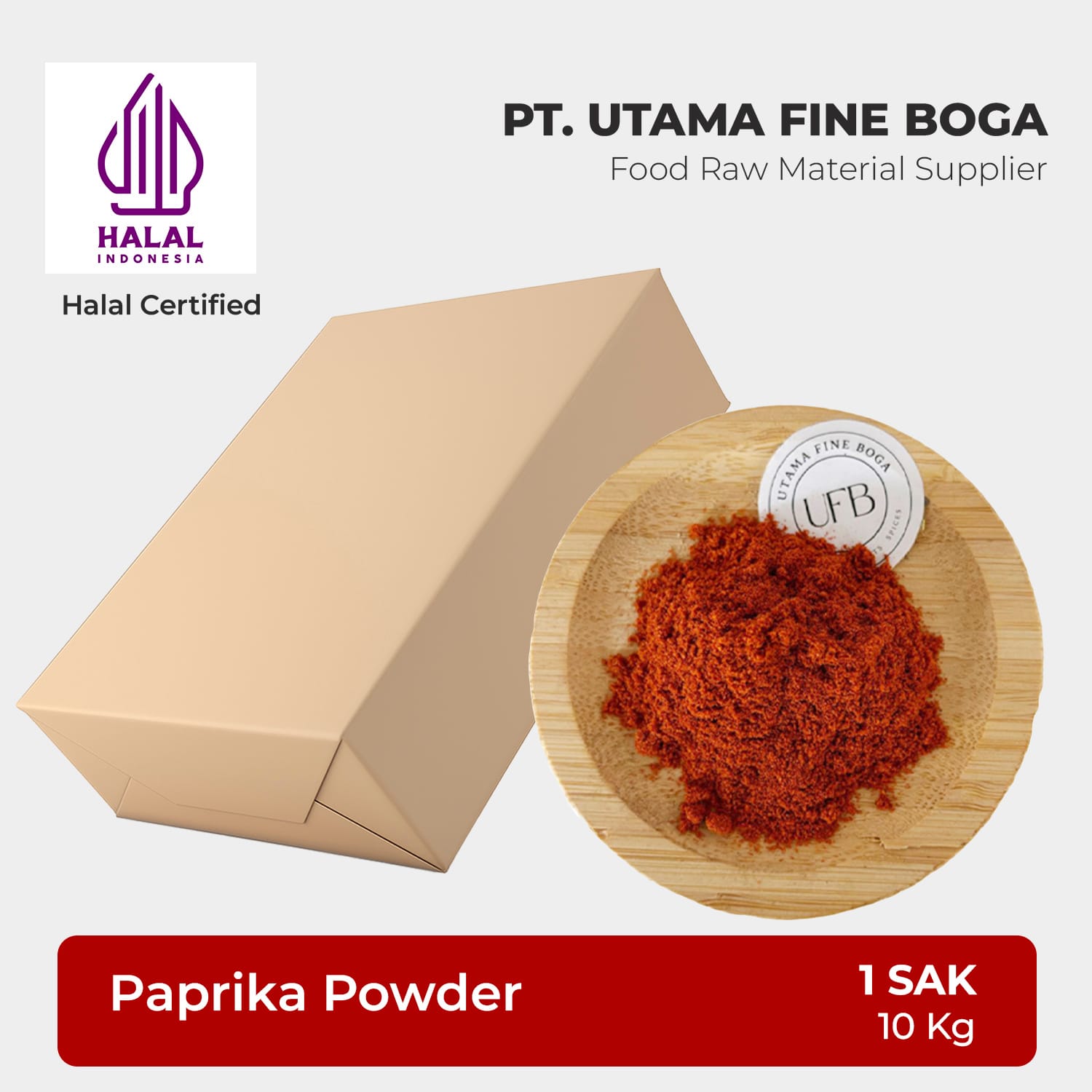 Bubuk Paprika - 1 Sak 10Kg