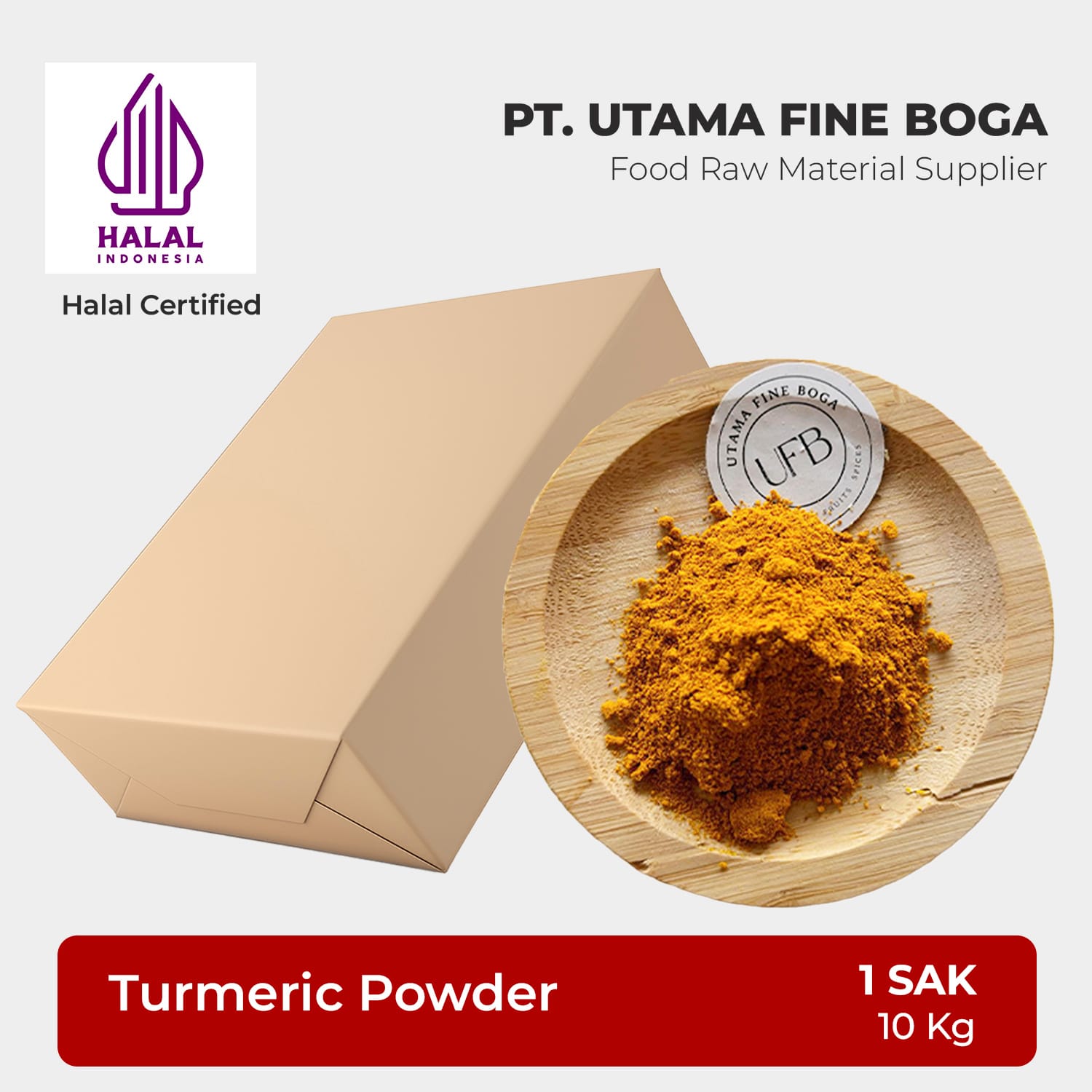 Bubuk Kunyit - 1 Sak 10Kg