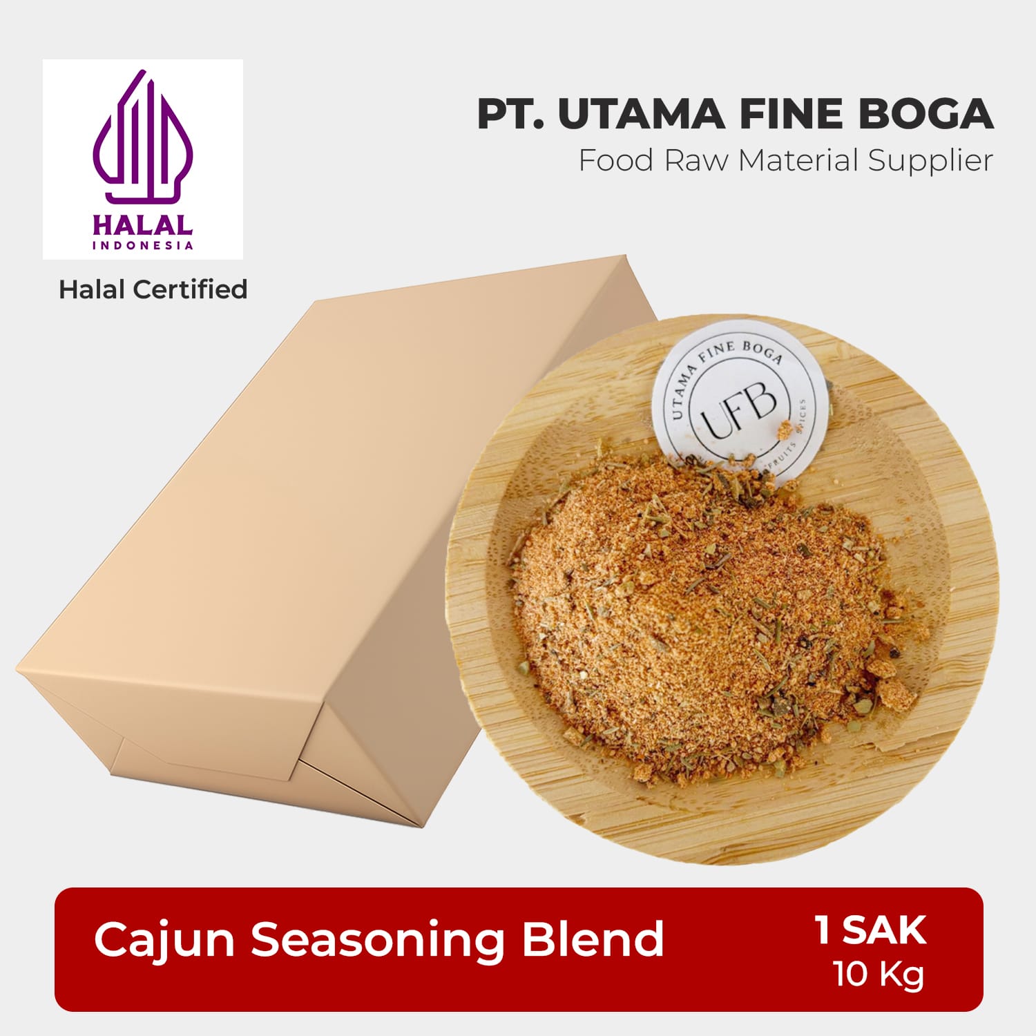 Bubuk Mix Cajun - 1 Sak 10Kg