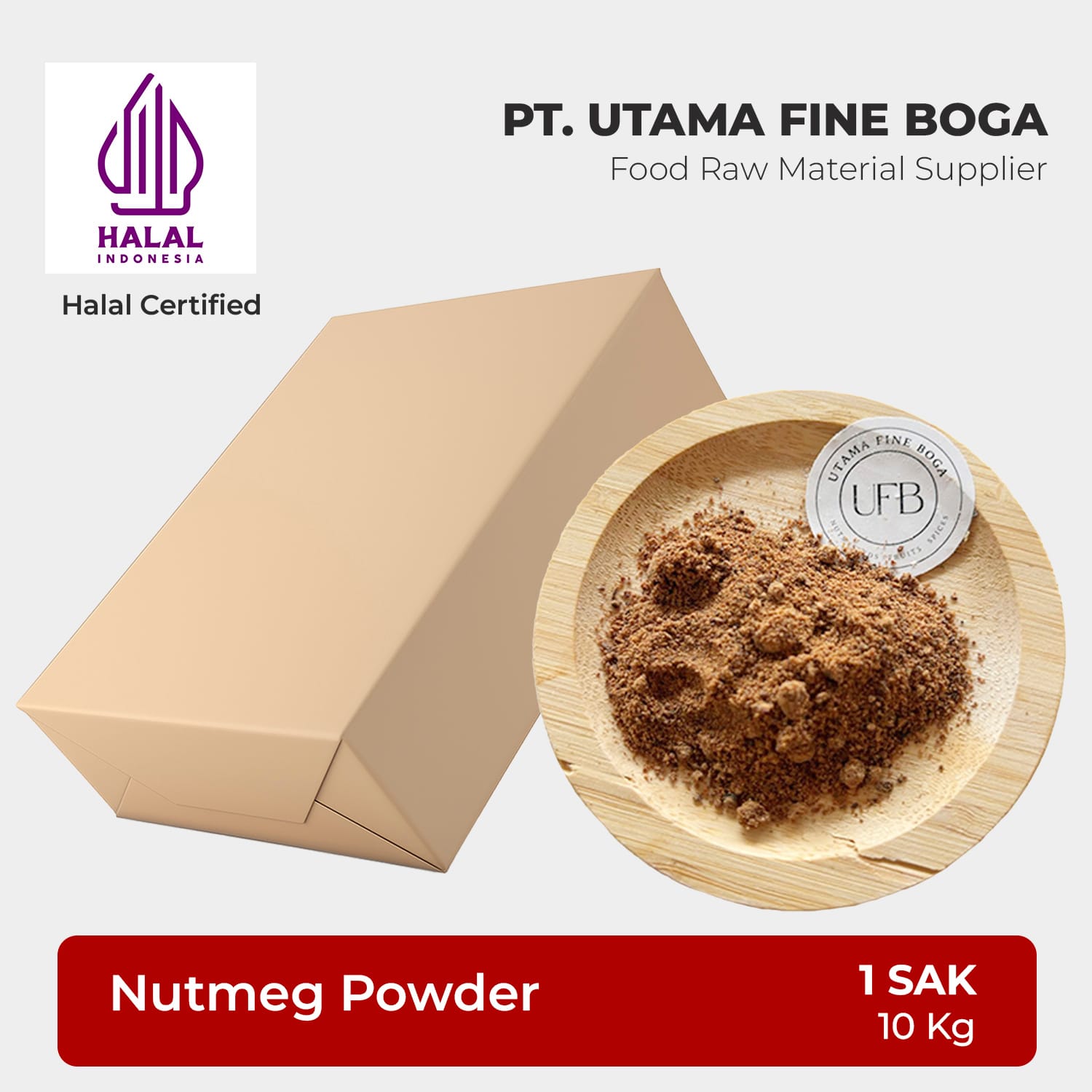 Bubuk Pala - 1 Sak 10Kg