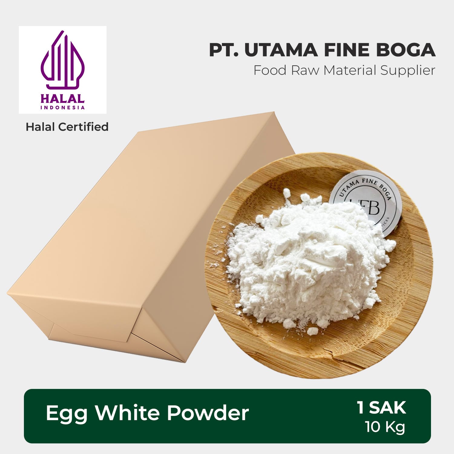 Bubuk Putih Telur - 1 Sak 10Kg