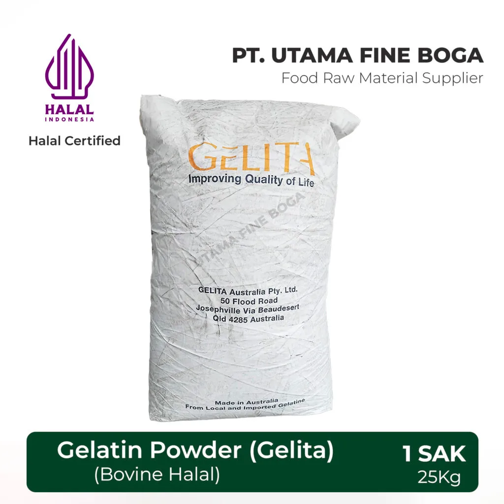 Gelatin Bubuk Gelita - Impor 1 Sak 25Kg