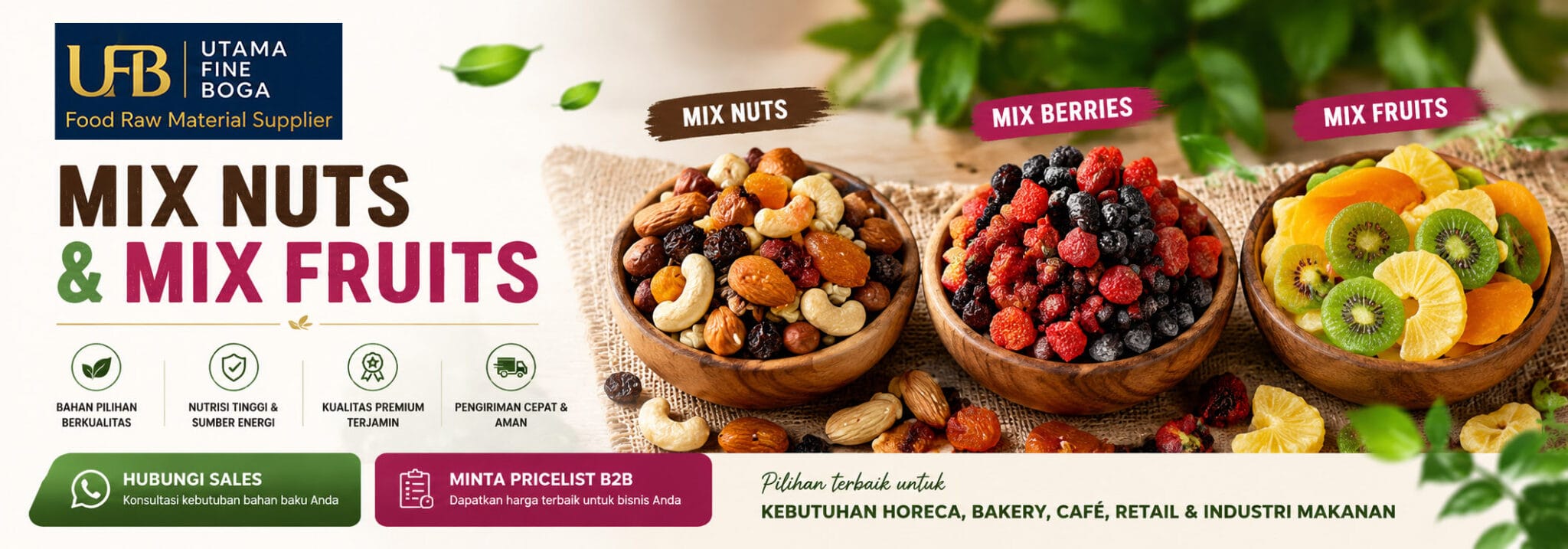 banner mix nuts & berries ufb